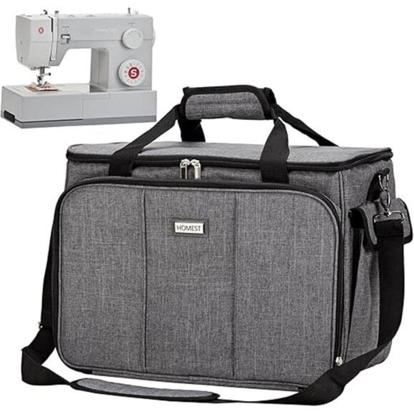 Sewing Machine Carrying Case with Multiple Storage Pockets, Universal - Picture 7 of 7